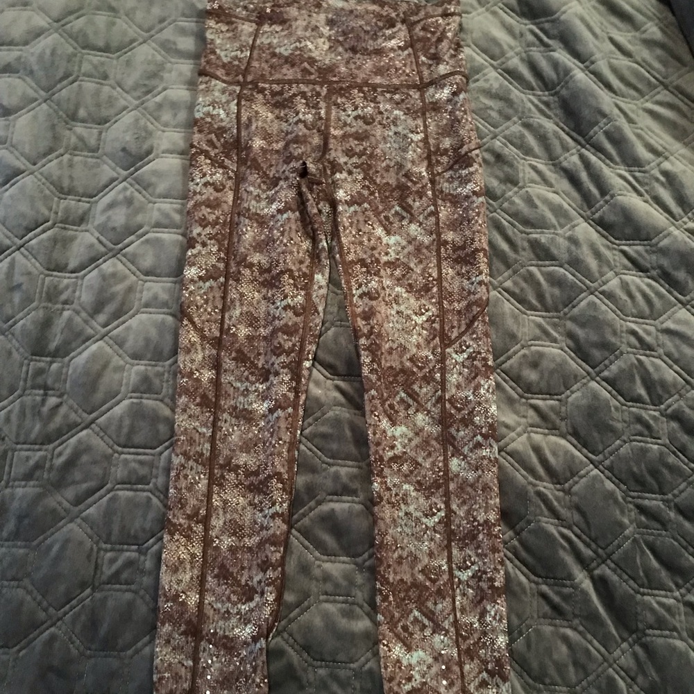 Lululemon Fast & Free 7/8 Tight Fairisle Black 4